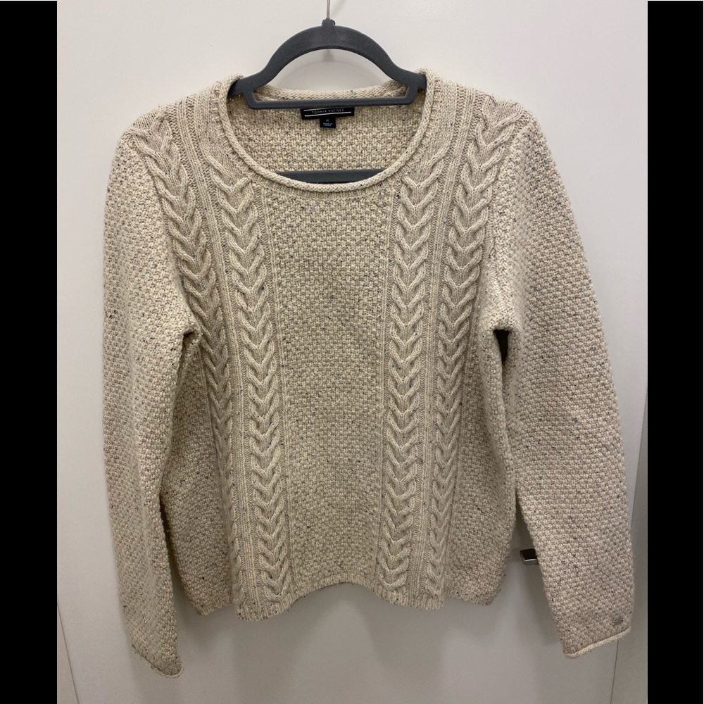 Tommy hilfiger  Flecked Cable knit  sweater M